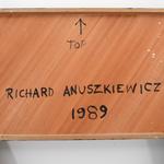 Monumental Richard Anuszkiewicz GRAND INNER YELLOW LIGHT Painting